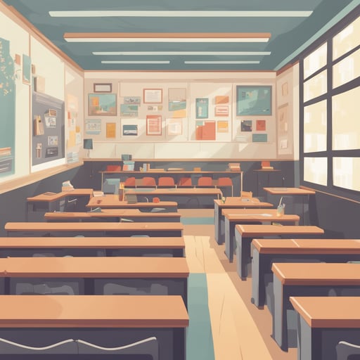 a university classroom
