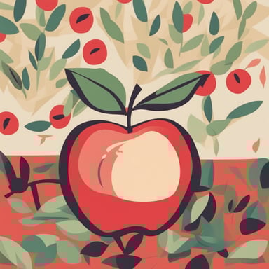 an apple