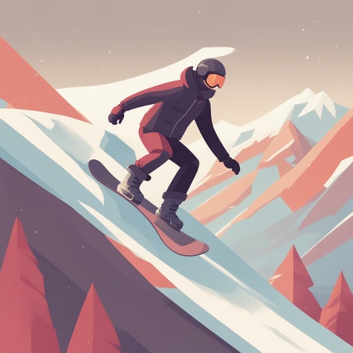 a person snowboarding