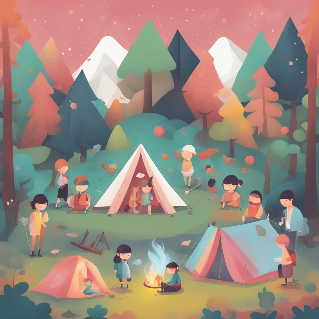 people camping