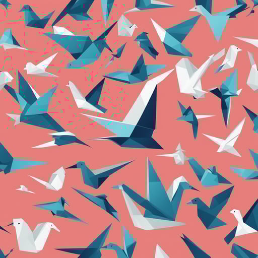 origami birds