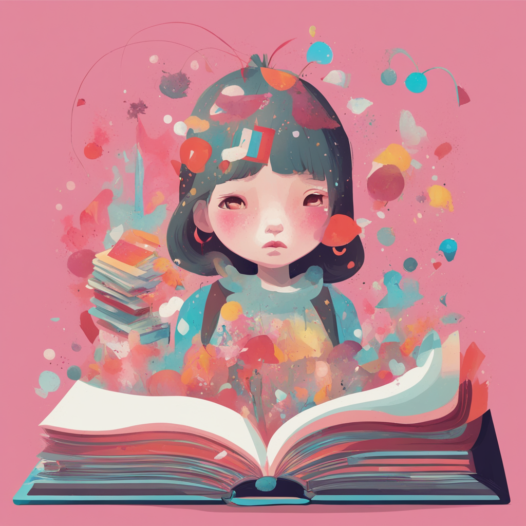 a person with a gigantic book