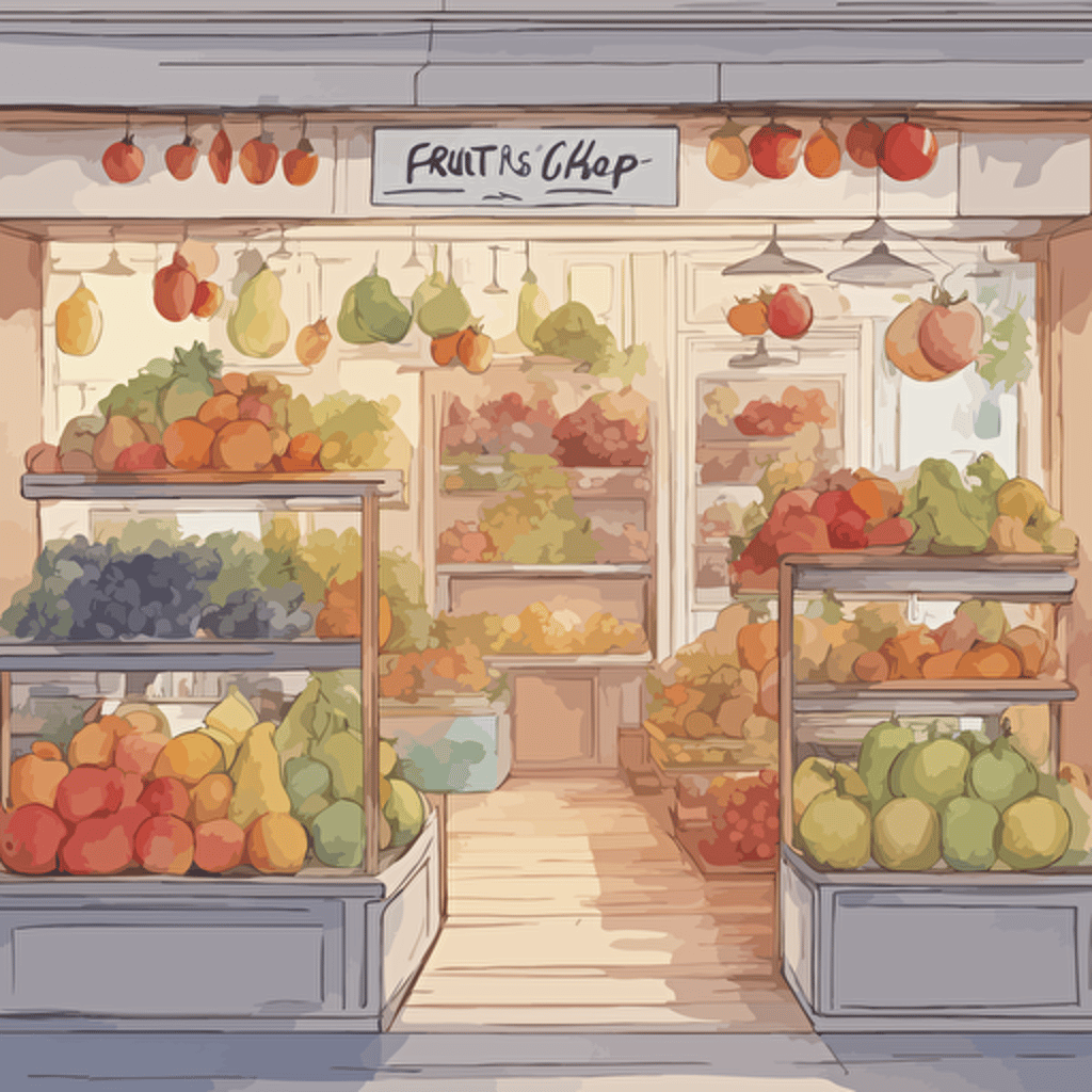 a fruit shop