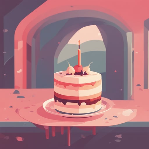 a slice of cake