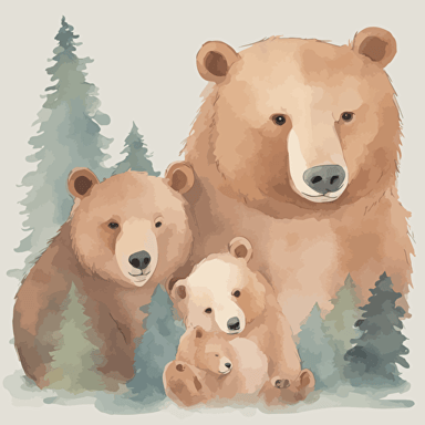 a family of bears