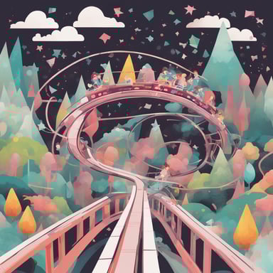 a roller coaster