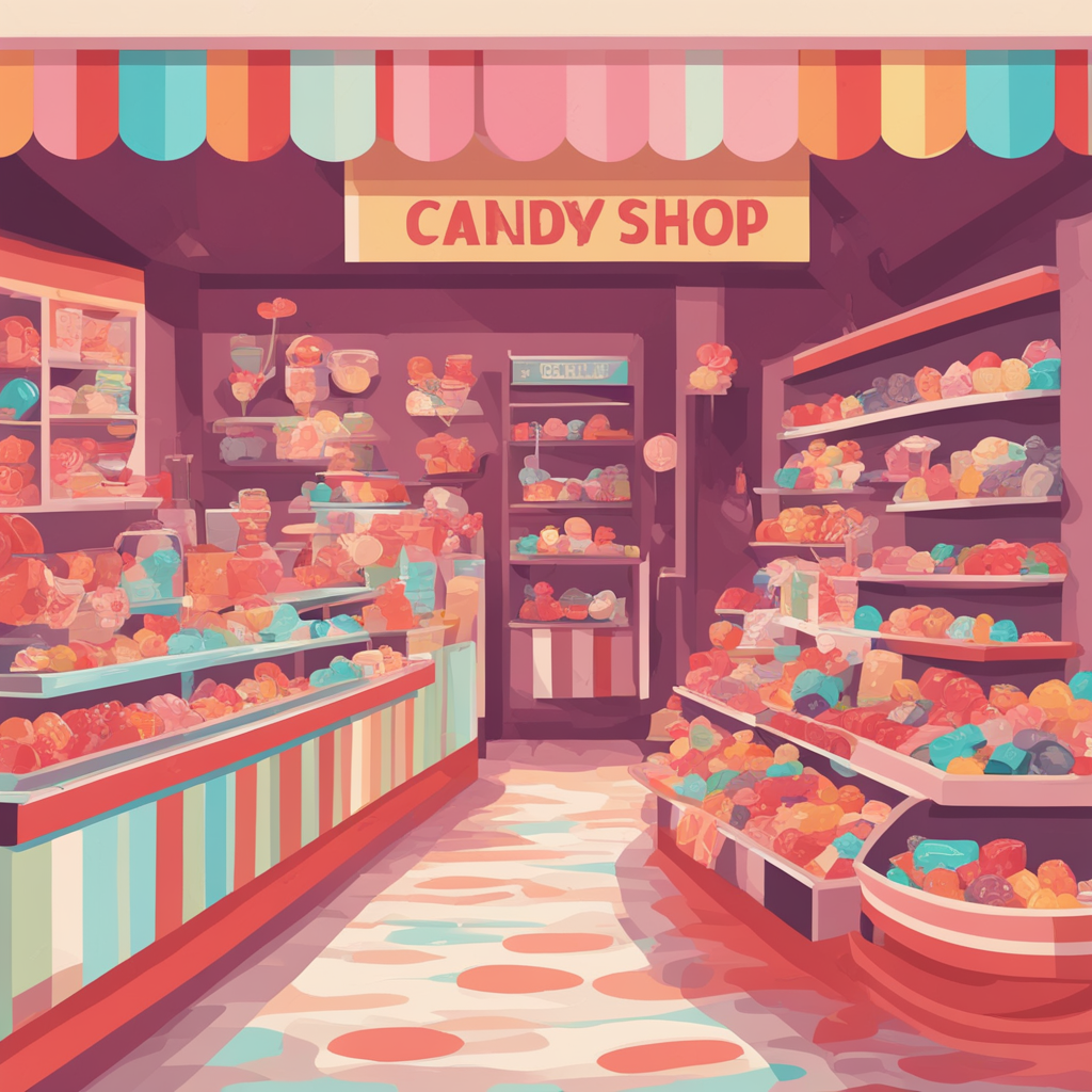 a candy shop