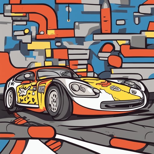 a race car