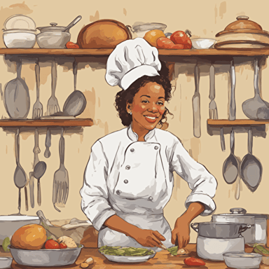 a woman chef
