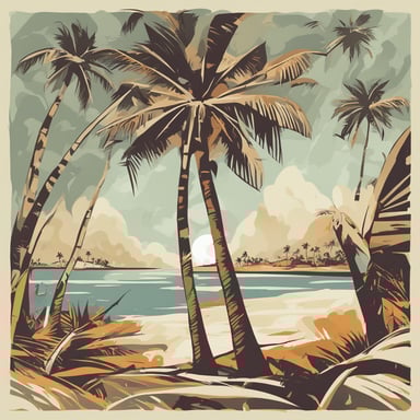 a coconut tree