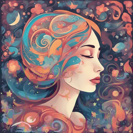 a person daydreaming