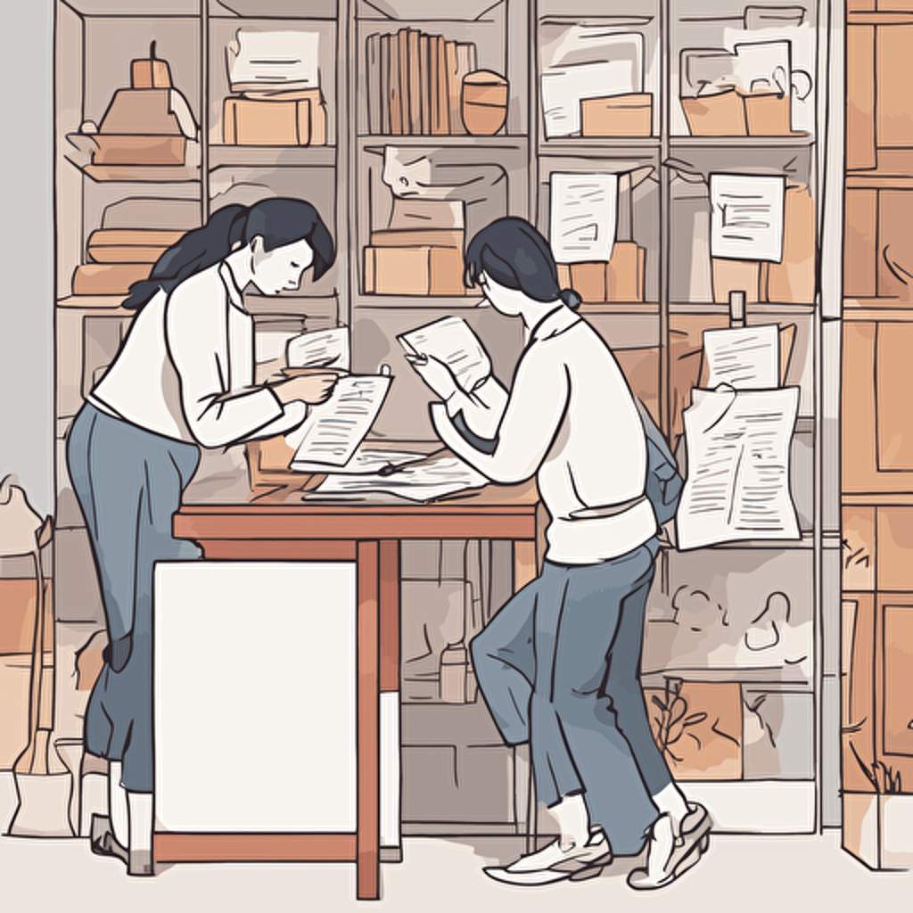 a team checking items off a list