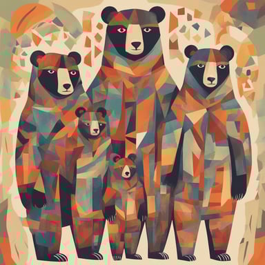 a family of bears