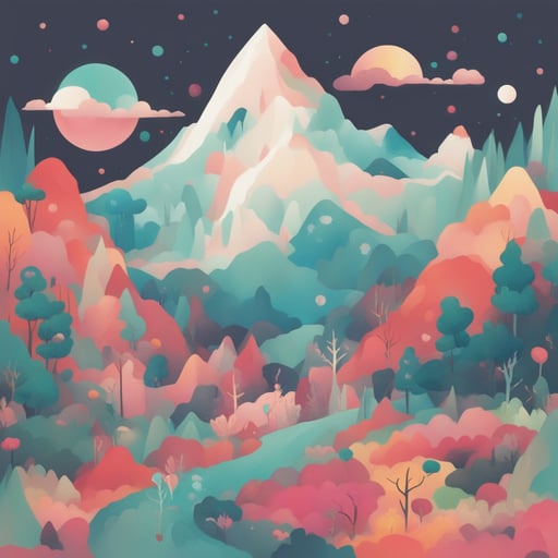 a mountain landscape