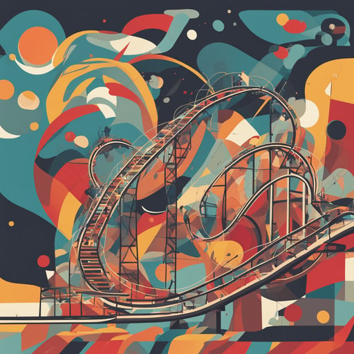 a roller coaster