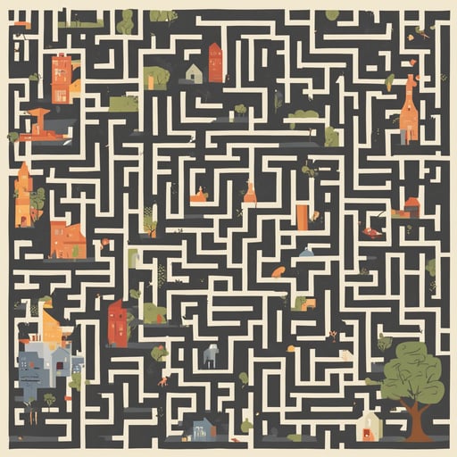 a maze