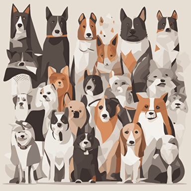 a group of dogs