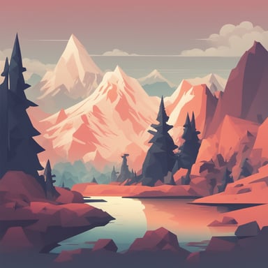 a mountain landscape