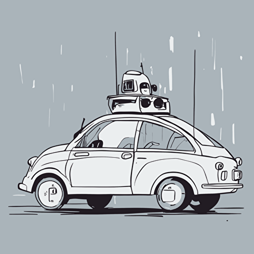 a self driving car