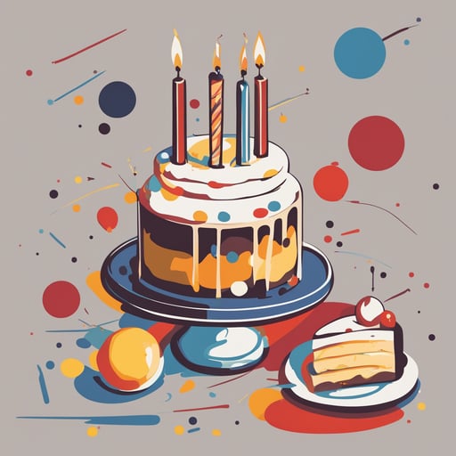 a birthday cake