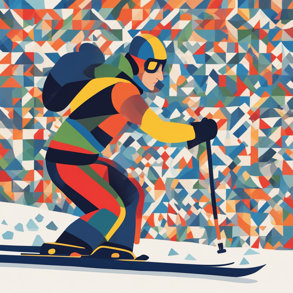 a man skiing 