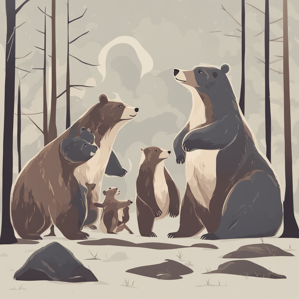 a family of bears