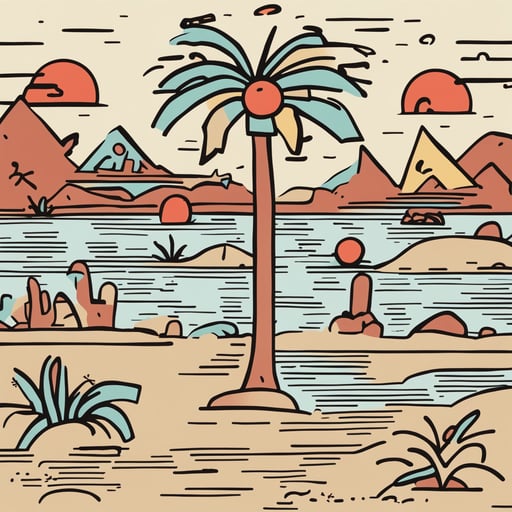 a desert island