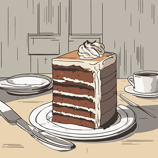 a slice of cake