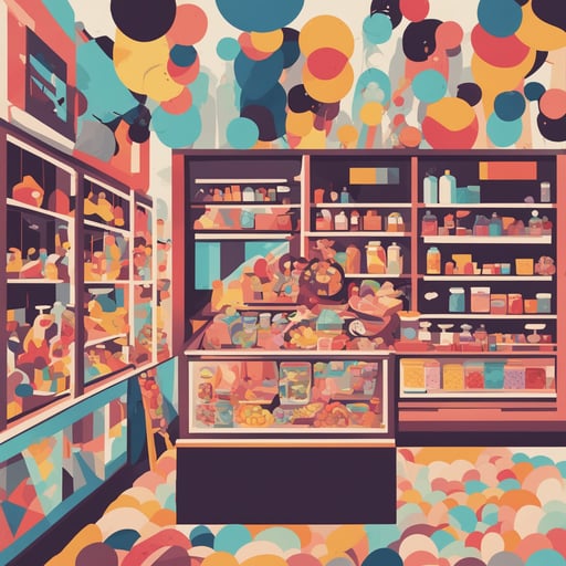 a candy shop
