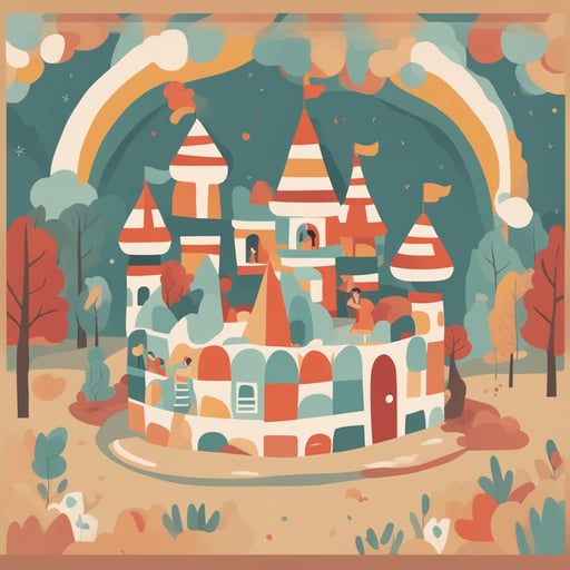 a bouncy house