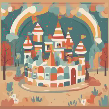 a bouncy house