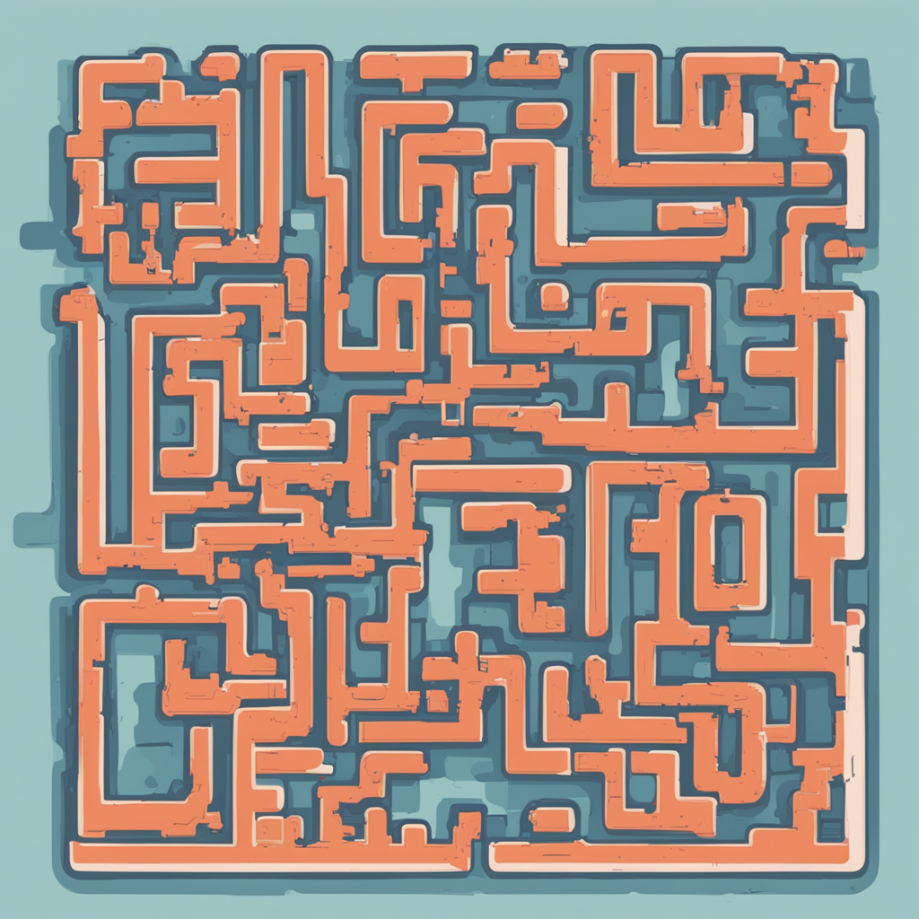 a maze