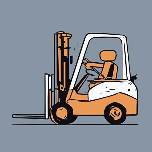 a forklift