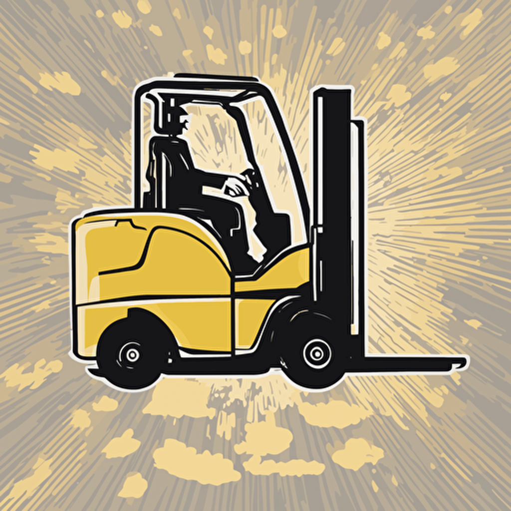 a forklift
