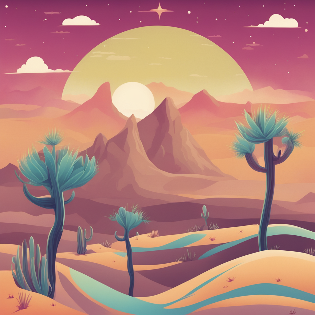 the desert