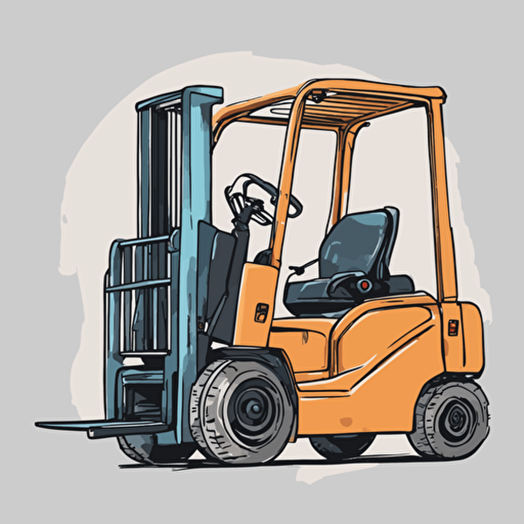a forklift