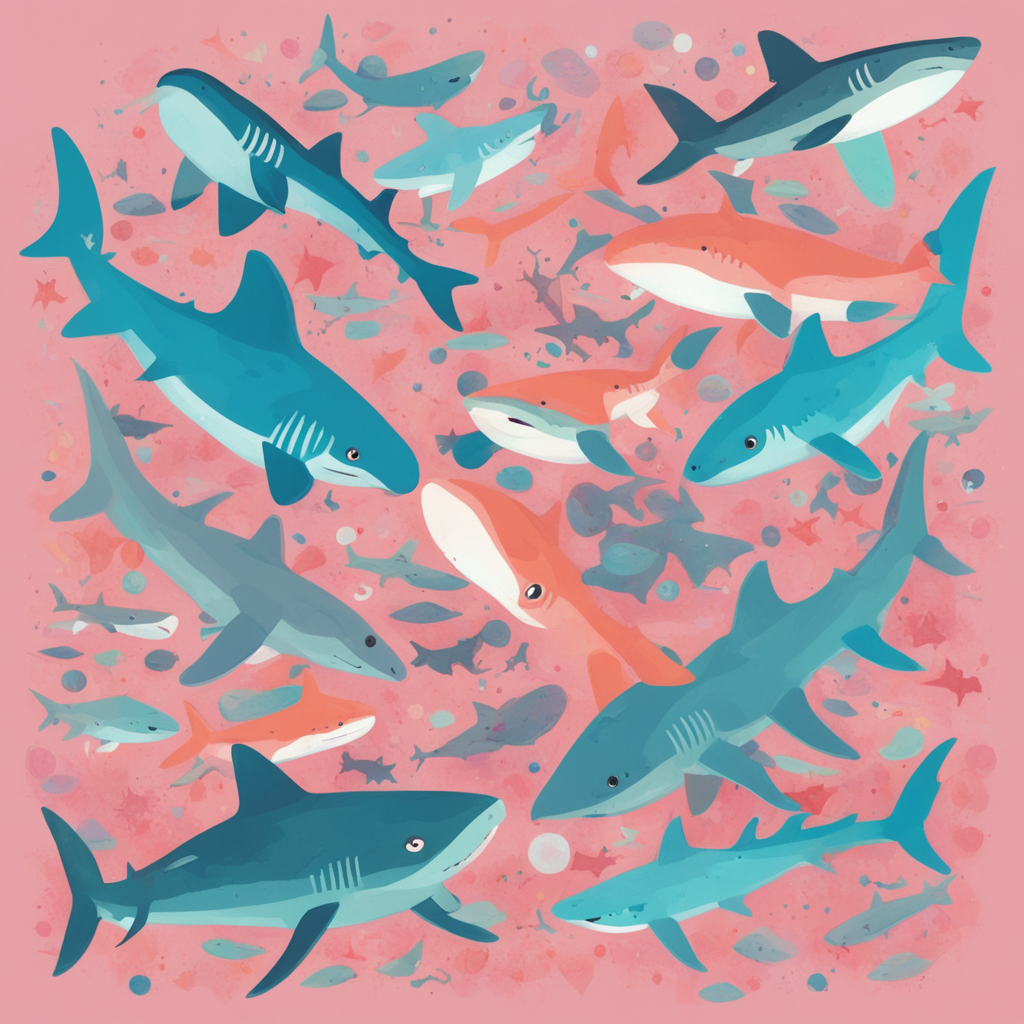 a sea full of sharks