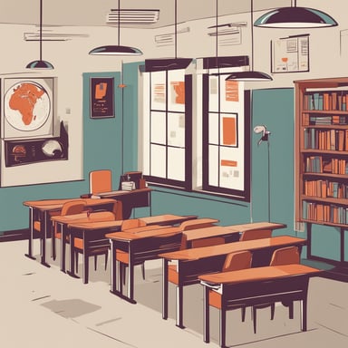 a university classroom