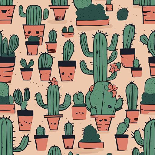 a cactus with a face