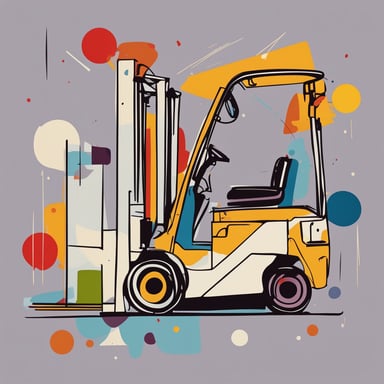a forklift