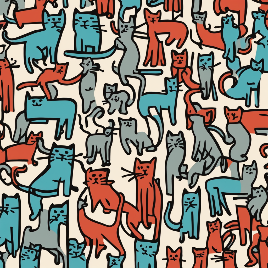 a group of cats