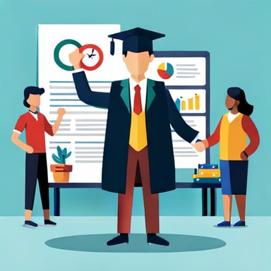 a man graduating from college