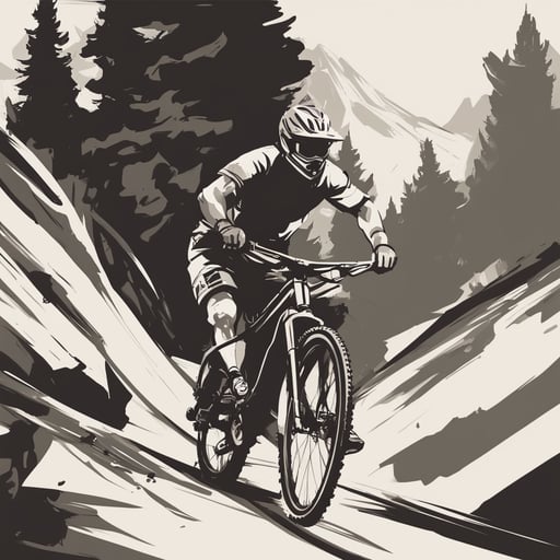 a mountain bike 