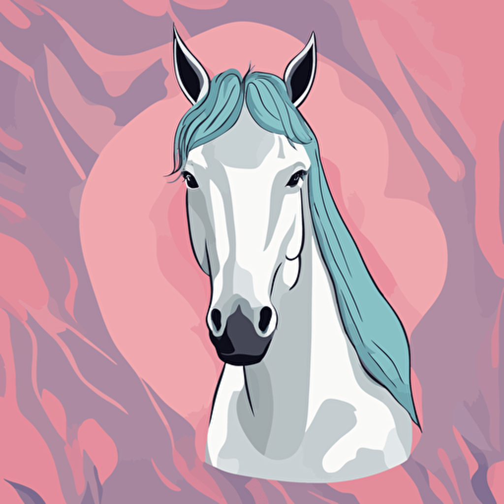 a portrait of a unicorn