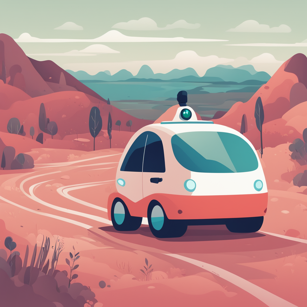 a self driving car
