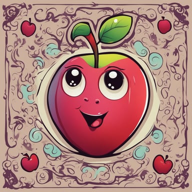 an apple