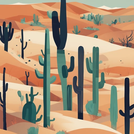the desert