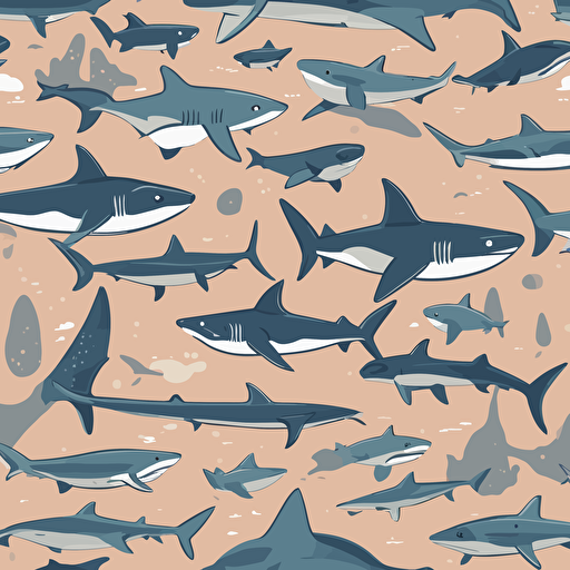 a family of sharks