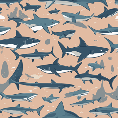a family of sharks