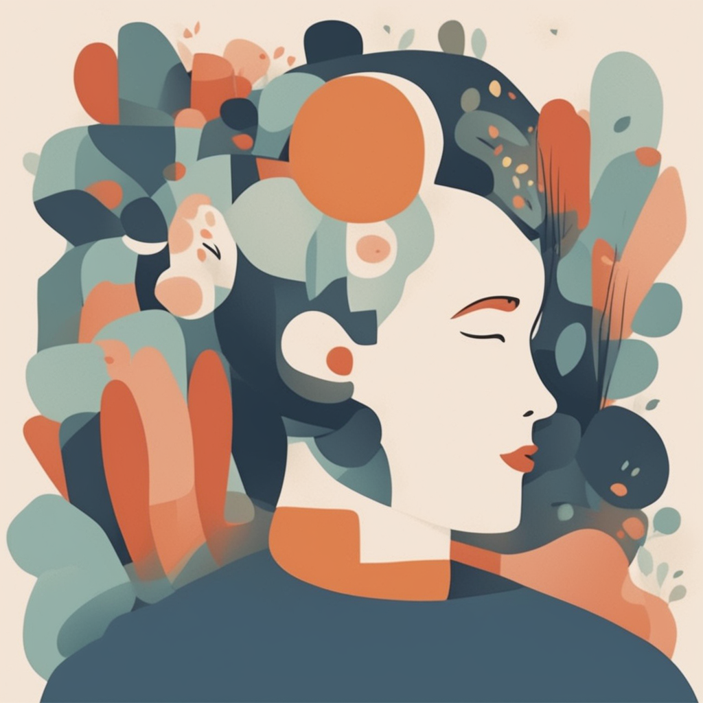 a person daydreaming